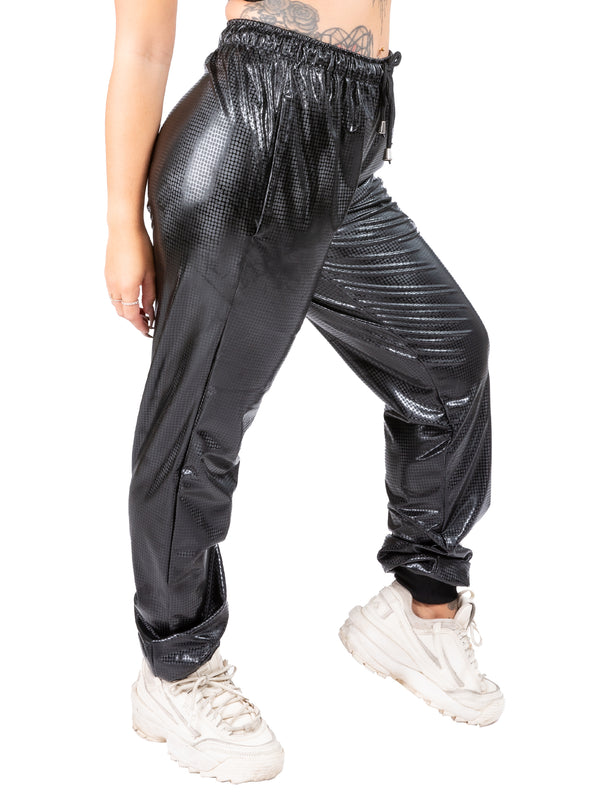 VynX Jogging Bottoms with Square Pattern