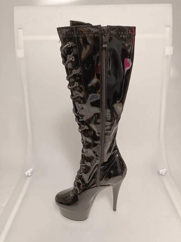 Clearance -  Knee High Platform Boot - Size 6