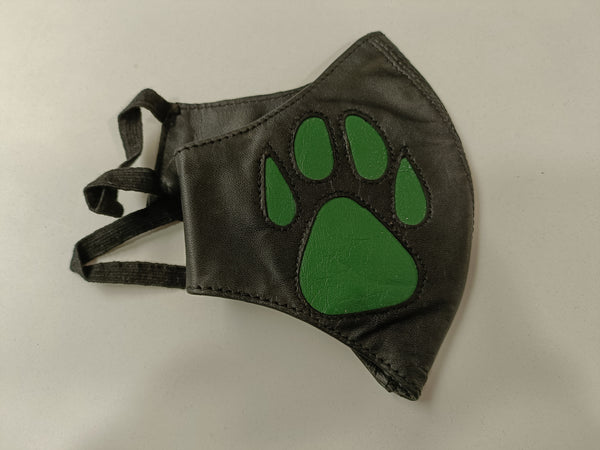 Clearance - Leather Puppy Play Face Mask