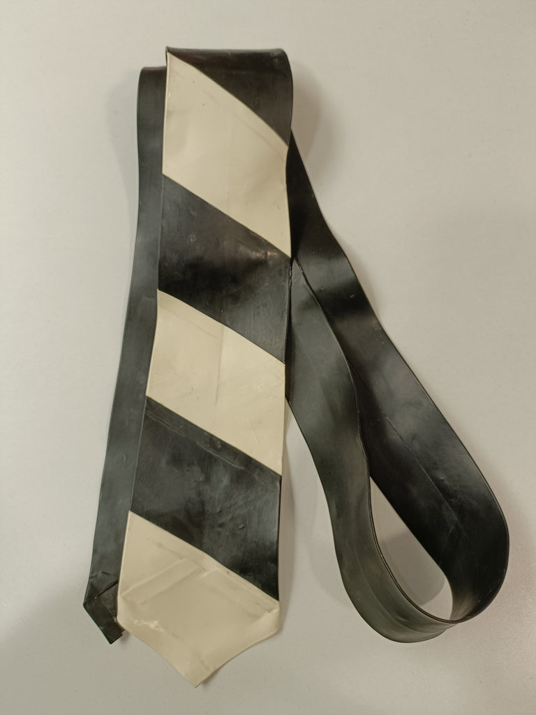 Clearance - Black & White Latex Tie