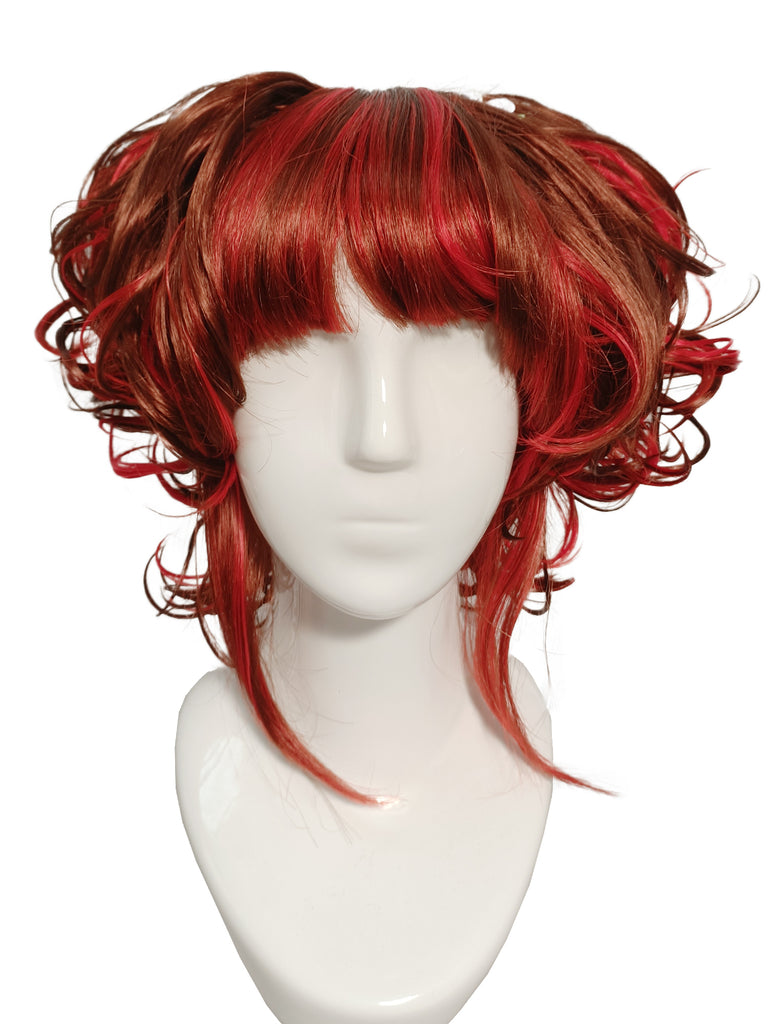 Mistress Flame Wig Red and Brown