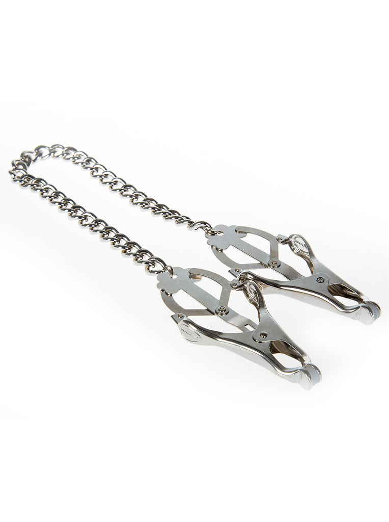 Big Jump Lead Nipple Clamps with Chain