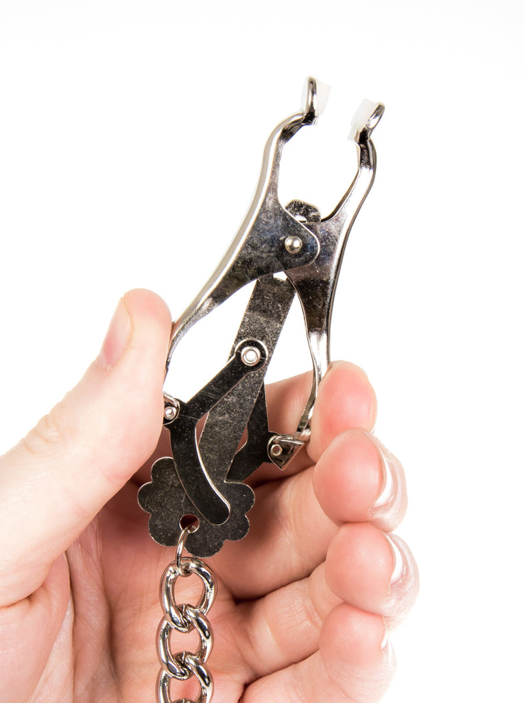 Big Jump Lead Nipple Clamps with Chain