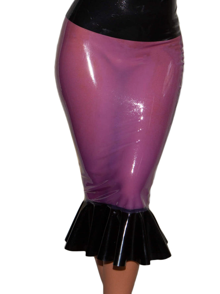 Skin Two UK Hollywood Latex Frilled Skirt Skirt