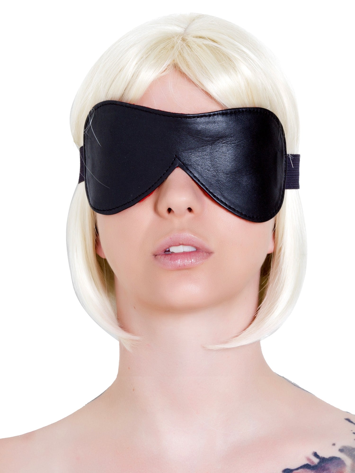 Blindfolds- Plain or Decorated- leather or fur lined,  Hypoallergenic/Contact Friendly (prices vary)
