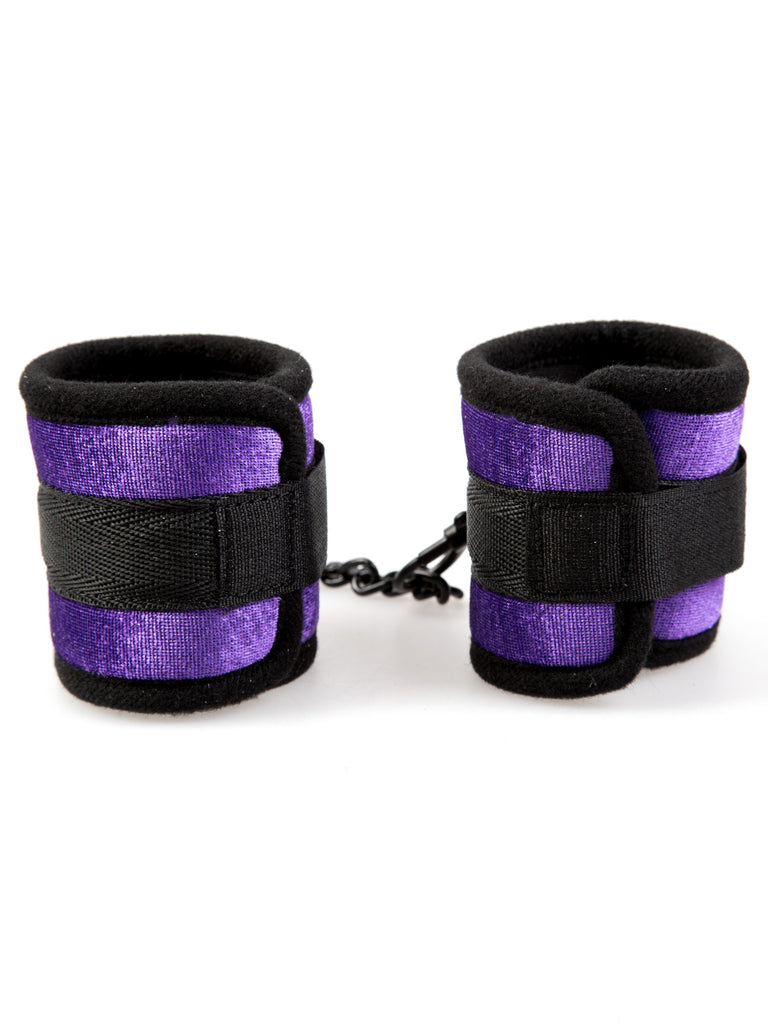 Velvet & Velcro BDSM Adjustable Handcuffs