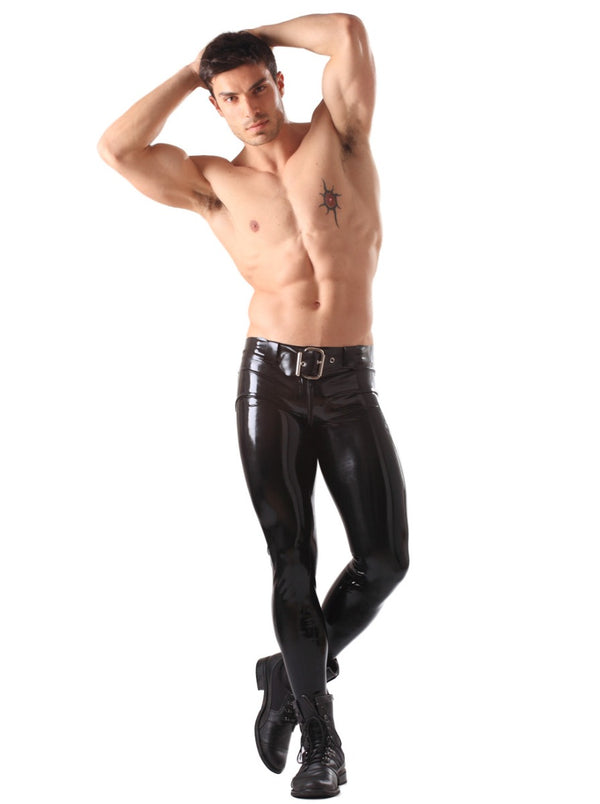 Skin Two UK Men's Skinny Latex Jeans - Clearance - Size M Clearance