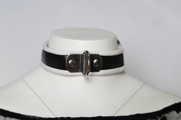 Skin Two UK Monochrome Leather Collar Collar