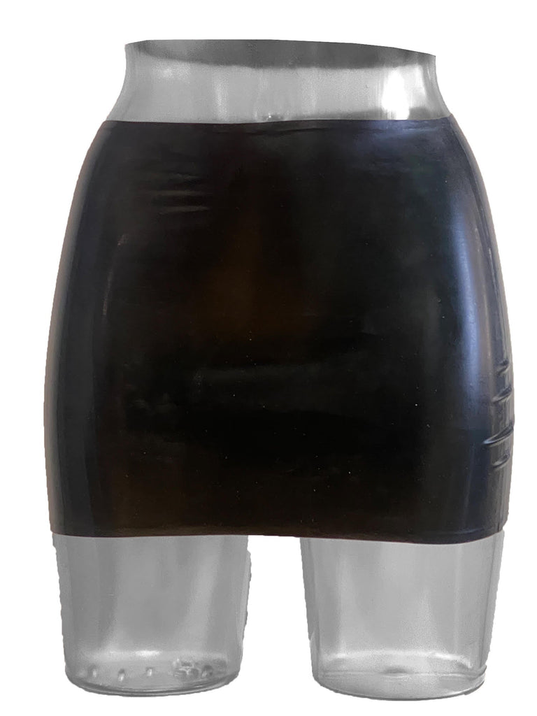 Skin Two UK Latex Mini Skirt Black - Size Large Clearance